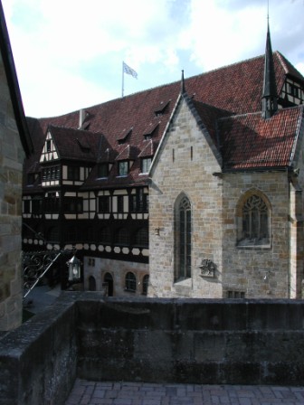 The Chapel and Prince's Palace as viewed from the Guest House